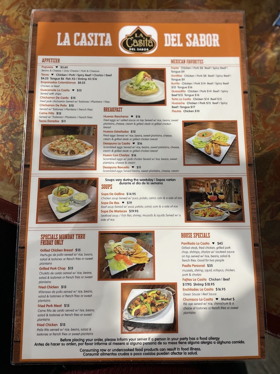Menu La Casita Del Sabor Ii-4