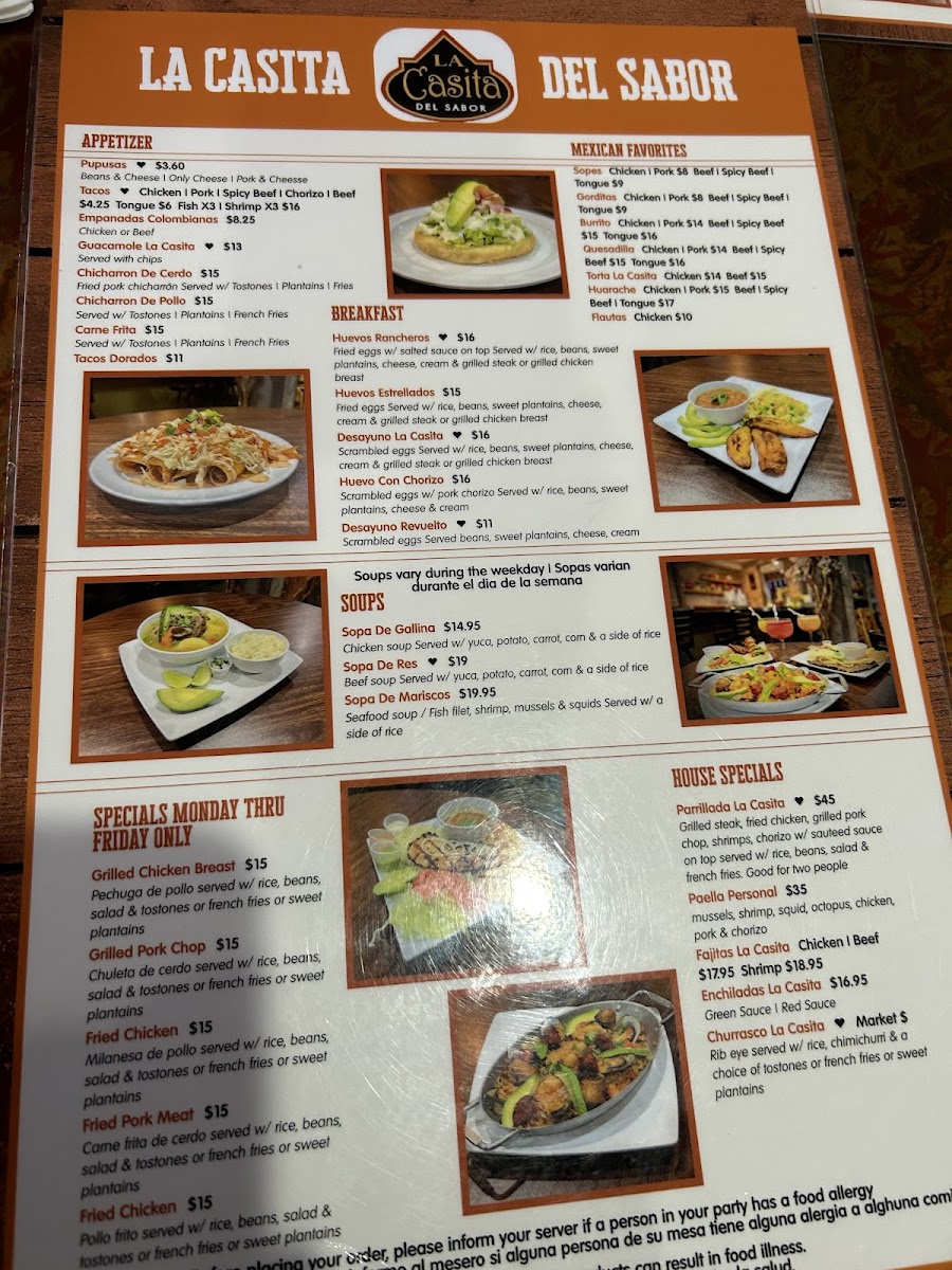Menu La Casita Del Sabor Ii-7